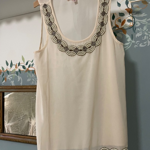 Philosophy tank, size extra small beaded sheer - Picture 4 of 5